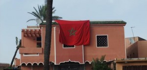 The Moroccan flag